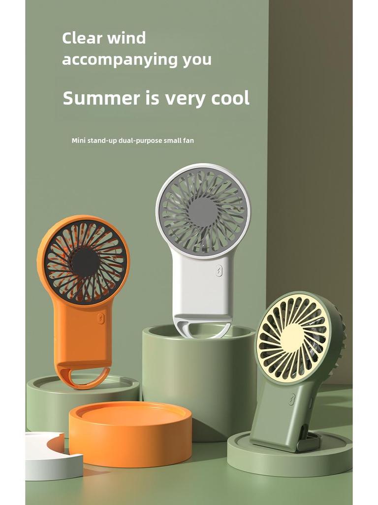 2025 přenosný skládací otočný USB ventilátor pro venkovní i stolní použití