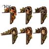 Unique Woodland Themed Gift Chipmunk Tree Hollow Door Topper, Animal Frame Decoration, 3D Wood Country Cabin Interior Accessory Cute Corner