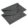 2Pcs Simple A4 Big Capacity Document Bag Felt File Bag Business Briefcase File Folder Filing Products Storage Pouch Organizer