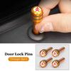 2/4pcs Aluminum Alloy Car Styling Door Security Lock Pins Rods Knobs for Citroen C3 C4 C5 Berlingo Aircross Auto Accessories HT6