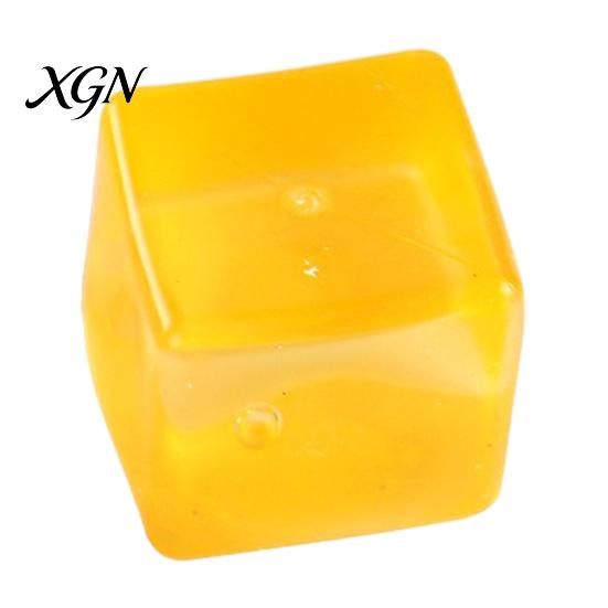 Anxiety Relief Sugar Ball Clear Cube Squeeze Toy Stress Sensory Portable Soft Stretchy Ice Pinch Party Favors