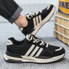 Autumn and winter new black mesh breathable running youth leisure sports dad shoes