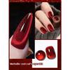 1pc 10ml Red Cat Eye Gel Magnetic Sparkling Glitter Gel Nail Polish Semi Permanent UV Gel For Women No Include Magnetic Stick