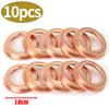 Car Oil Drain Gasket Drainage Bolt Pad Copper Oil Drain Plug Gasket Auto Replaceable Accessories 11026-01M02 for Infiniti Altima