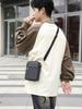Men's Classics Mini Shoulder Bag Coin Purses Portable Male Lightweight PU Leather Small Crossbody Bags for Men Leisure Phone Bag