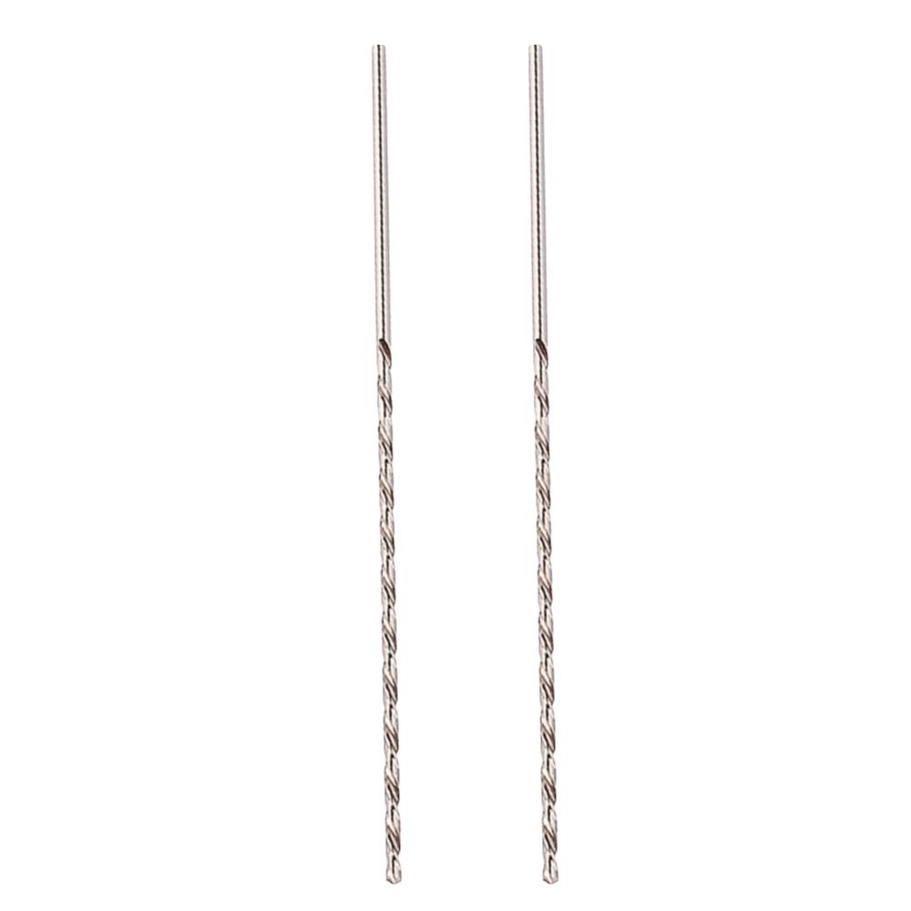 2pcs HSS Material Twist Drill Bit 3mm Diameter Straight Shank Drill Bit For Hardened Metal