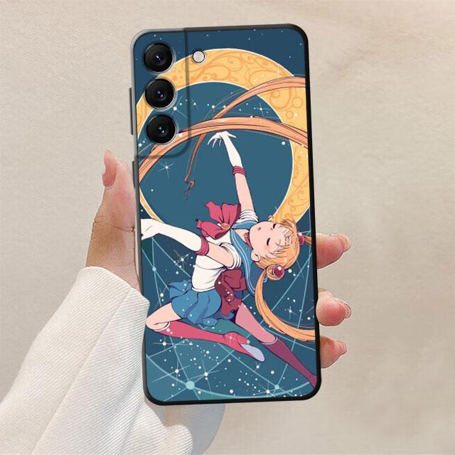 

Чехол для телефона Sailors Cats Moons для Samsung Galaxy S8 S9 S21 S7 S22 Ultra 5G S21 Plus S10e S10 S20 FE, мягкий роскошный матовый чехол из ТПУ Samsung S7