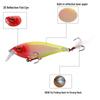 Wide Lip Floating Minnow Lure 8.5CM, 12.3G Rattle Hard Bait