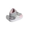 adidas Neo Hoops 2.0 Mid Multicolor Abrasion Resistant Mid Top Toddler Shoes Gray Pink Infant And Toddler GZ7779