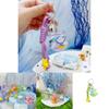 Sea Turtle Seahorse Devil Fishes Fish Tank Keychain With 3d Design Pendant For Kids And Collectors