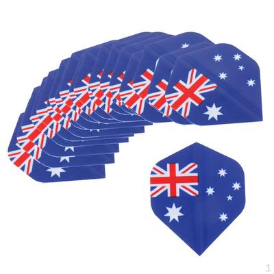 20 Piece Standard Flights Professional Durable PET Darts - Australia, As Described