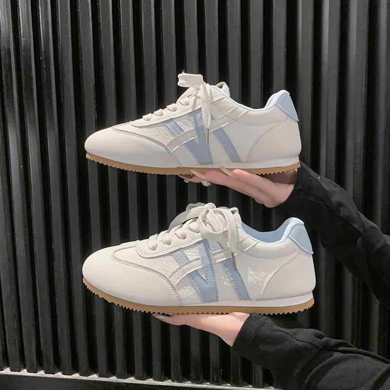 Retro Color Matching German Training Shoes Women's 2025 Summer New Soft Sole Light and Comfortable Casual Versatile Sports Forrest Gump Shoes