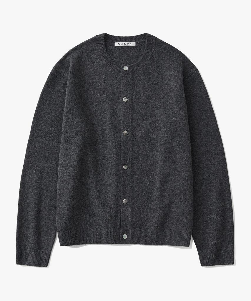 SUARE [Genflox X SUARE] Daily Round Crop Cardigan - 5 Colors