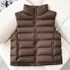 cotton clothes, vest women's short autumn and winter new leave-in vest, stand-up collar fashion coat