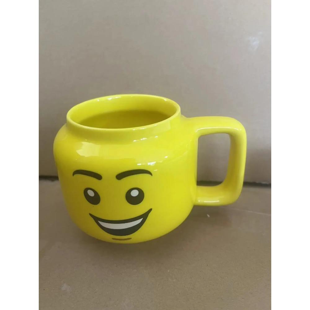 Cute Expression Ceramic Cup 250ML,Children Smiling Face Cup,Coffee Milk Tea Cartoon Mugs Brithday Christmas Gifts Funny Mug
