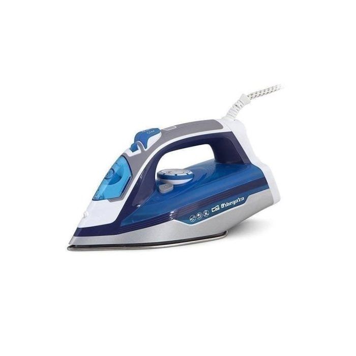 Fer À Repasser - Orbegozo - SV 2670 - 2600 W - Semelle En Céramique - Couleur Bleu Et Gris