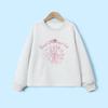 Montagut 2026 Girls' Spring/Autumn Round Neck Letter Print Sweatshirt