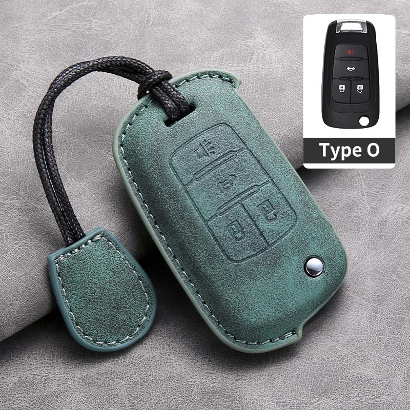 for Buick To Genesis Car Smart Key Case Cover Key Pack Remote Protection Sleeve Buckle Rope Special Accessories Multi Styles