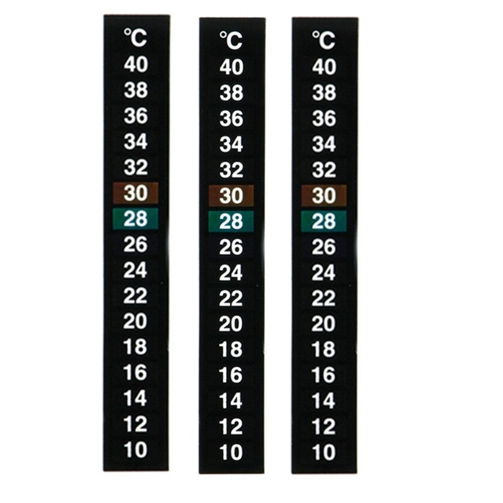 1/3/5Pcs Multi-Functional Digital Liquid Crystal Temperature Stickers Aquarium Thermometer Fishbowl Accessories Temp Meter