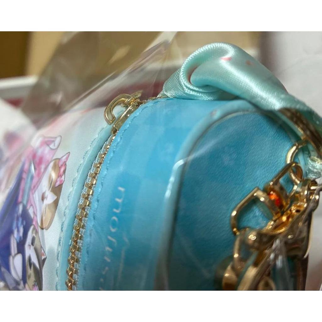 Used mofusand Pouch with Scarf Charm Cherry Blossom Full Bloom Coaster Taito Limited