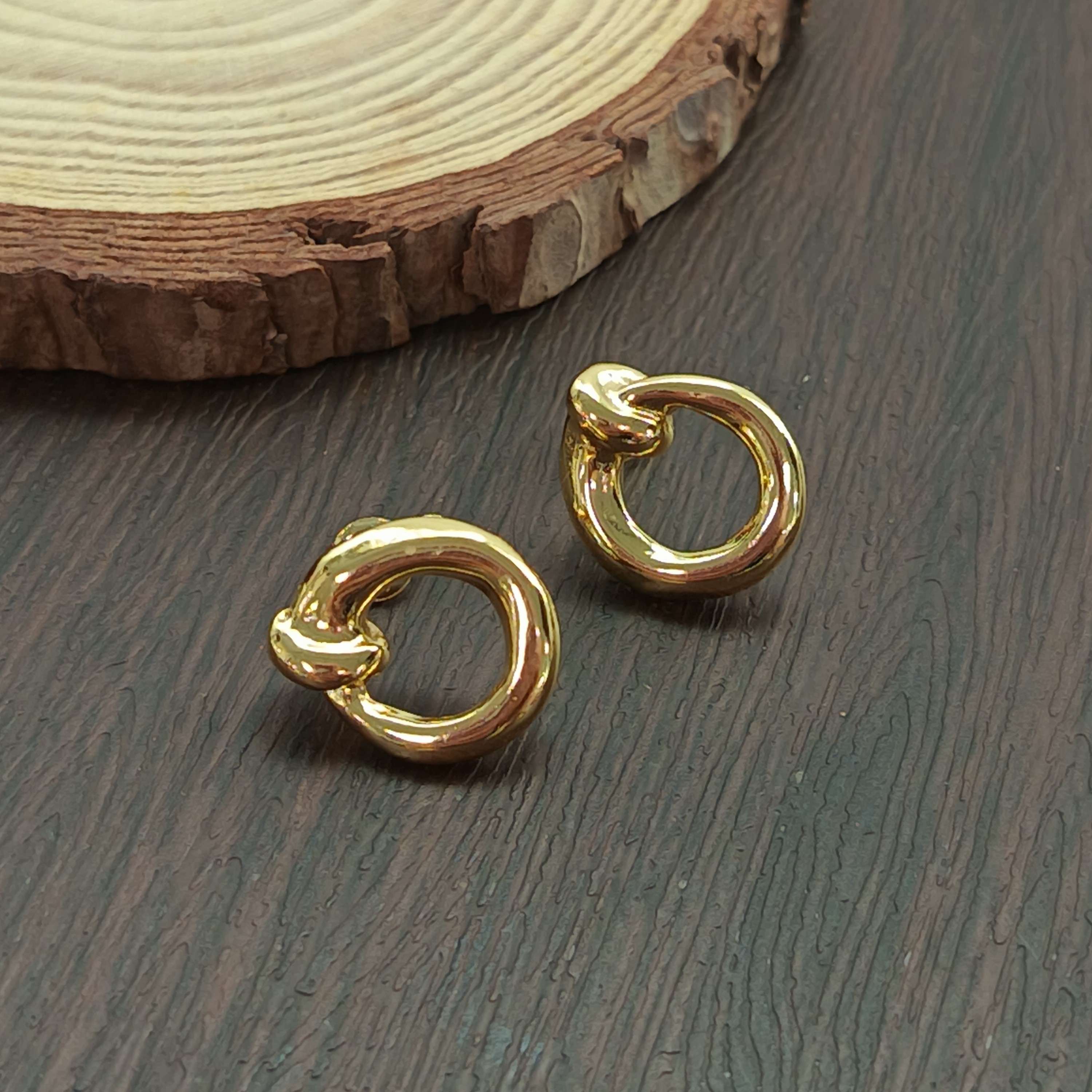 UNO DE50 S925 Silver Gold Plated Elegant Earrings High Quality Jewelry Gift for Women Fashion Noble Style