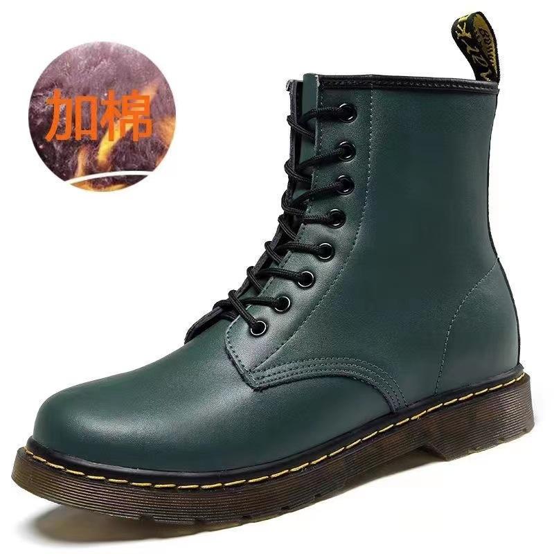 Martin Boots Men's Spring New Fashion Casual Couples Large Size High-top Martin Boots Men's Shoes