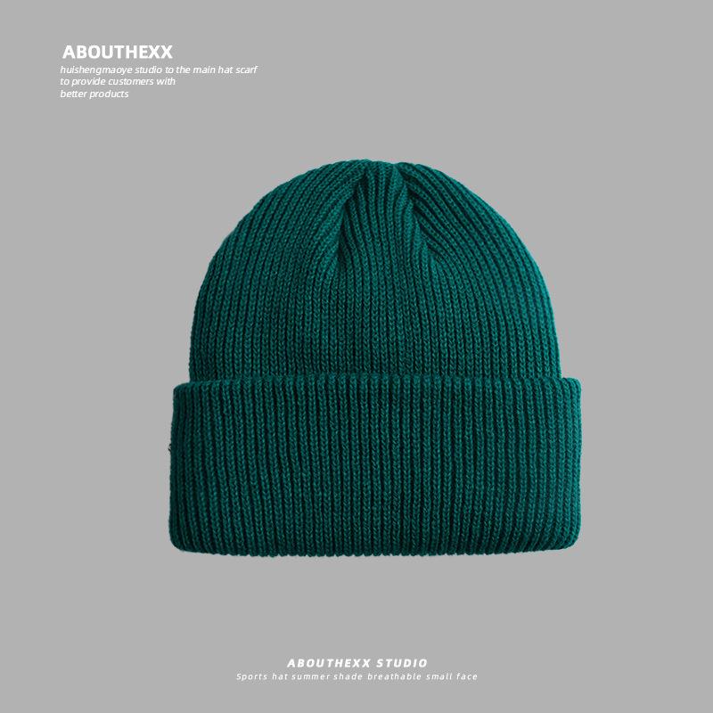 Ear Protection Warm and Cold Proof Knitted Hat  Large Head Circumference  Face Showing Small Wool Blended Japanese Cold Hat for Men