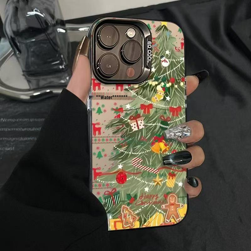 

Trendy Christmas Tree Case for Apple iPhone 13, 14, 15 Pro, 16 Pro, 17 – European American Creative Design iPhone XR