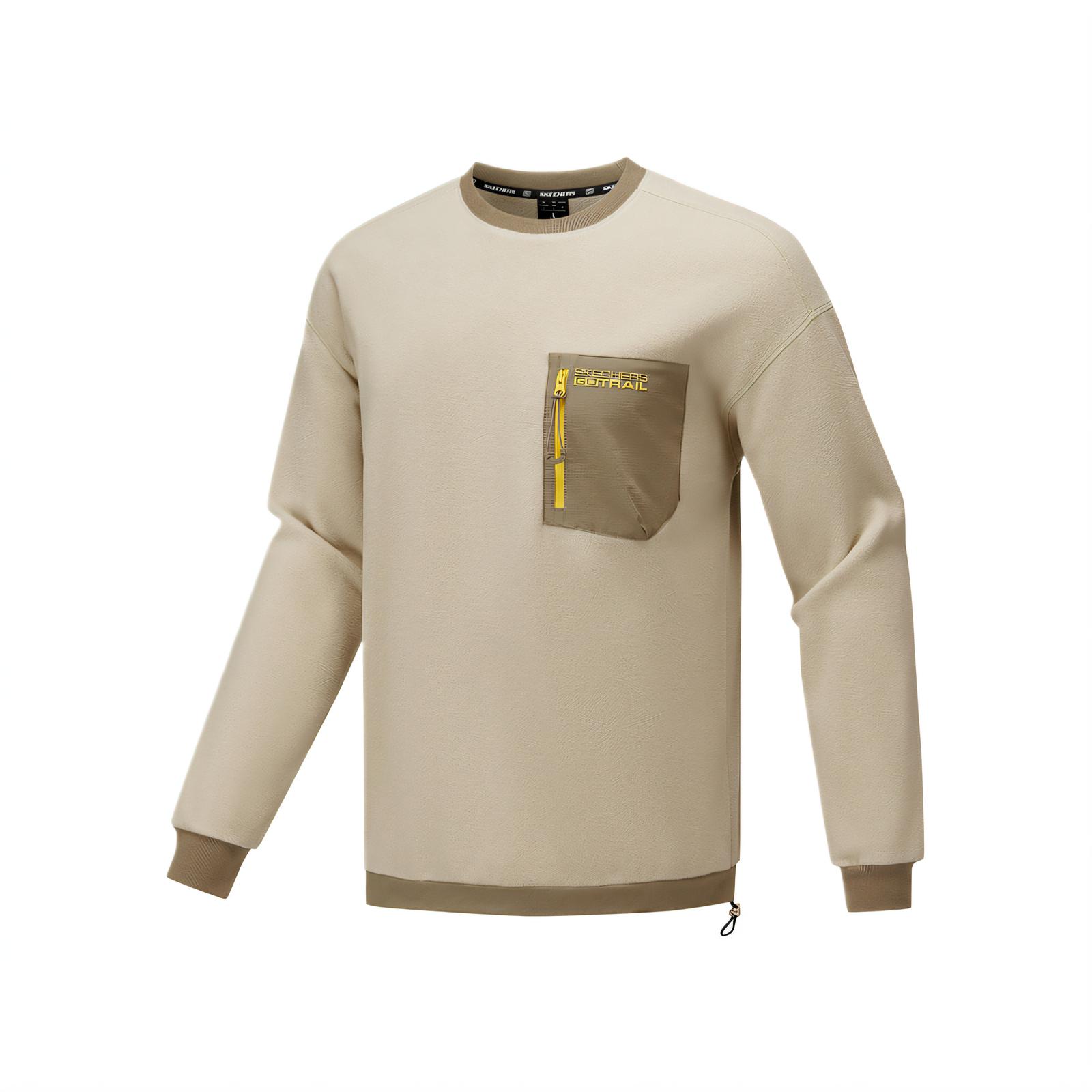 Skechers Outdoor Series Classic Fashion Soft Solid Color Sweatshirt Unisex Sweatshirt P325U019-028R S