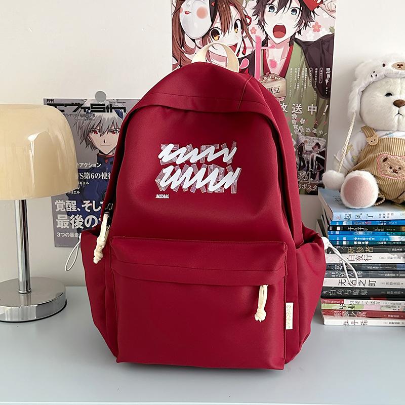 New High-value, Fresh and Sweet Candy-colored Backpack, Lightweight and Large-capacity Backpack for Junior High School Students