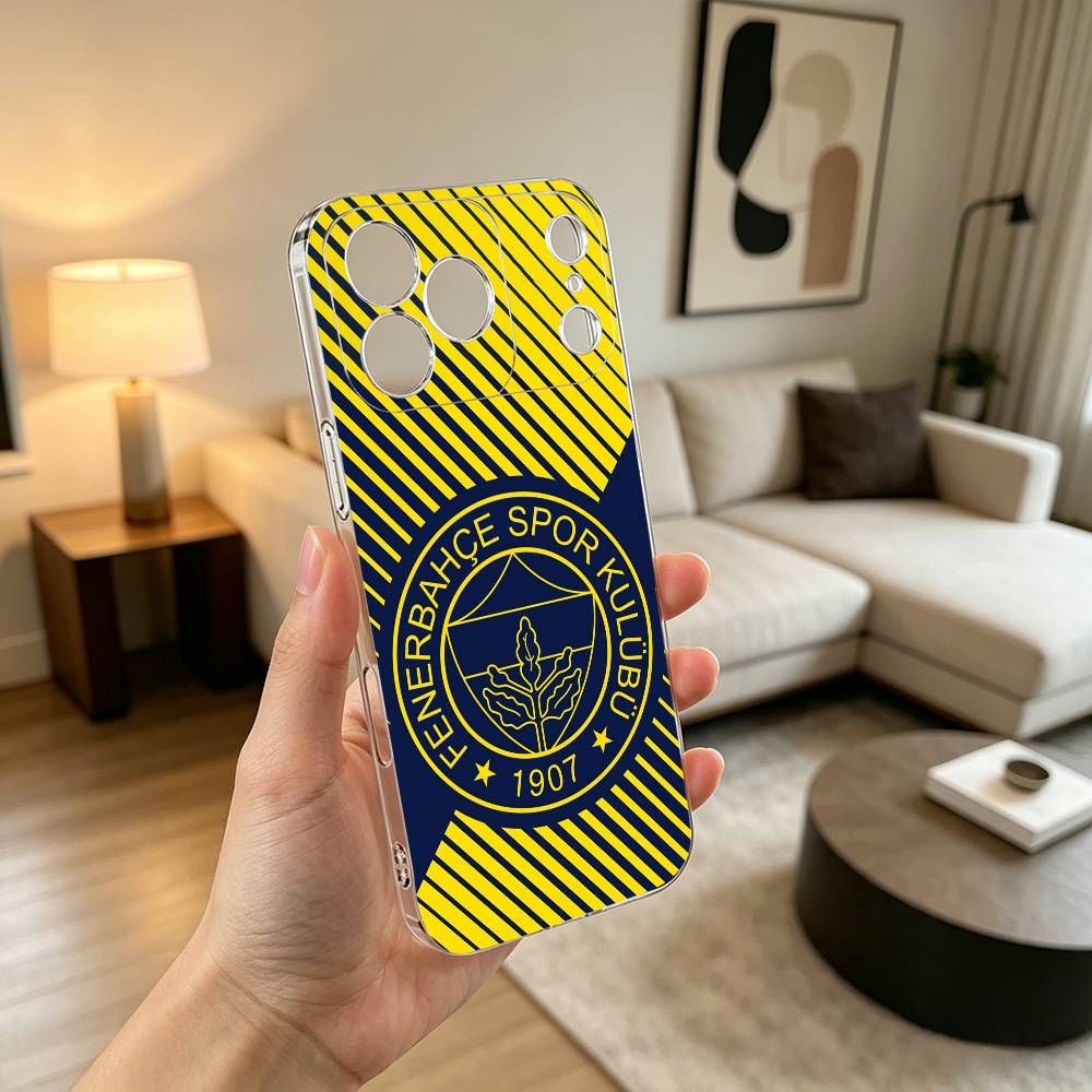 F-fenerbahce-E T-turkey-PC Phone Case For iPhone 17 16 15 14 13 12 11 Mini Pro Max Plus Transparent Cover iPhone12PRO