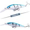 Fishing Baits Minnow Crankbaits Lures  with Metal Triple Fishing Hooks for Trout Bass Perch Fishing