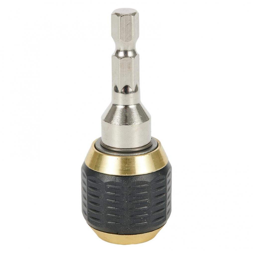 60mm Drill Chuck Screwdriver 1/4 Hex Shank Bit Tool Quick Change  Adaptor