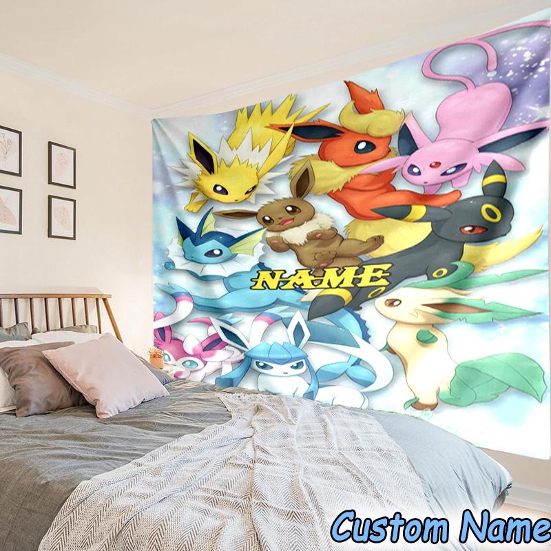Custom Name Tapestry Pika Tapestry, Unique Design Tapestry, Suitable for Bedroom,Livingroom, Playroom,Heartwarming Fan Holiday Gifts