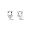 Silver Earrings Cats