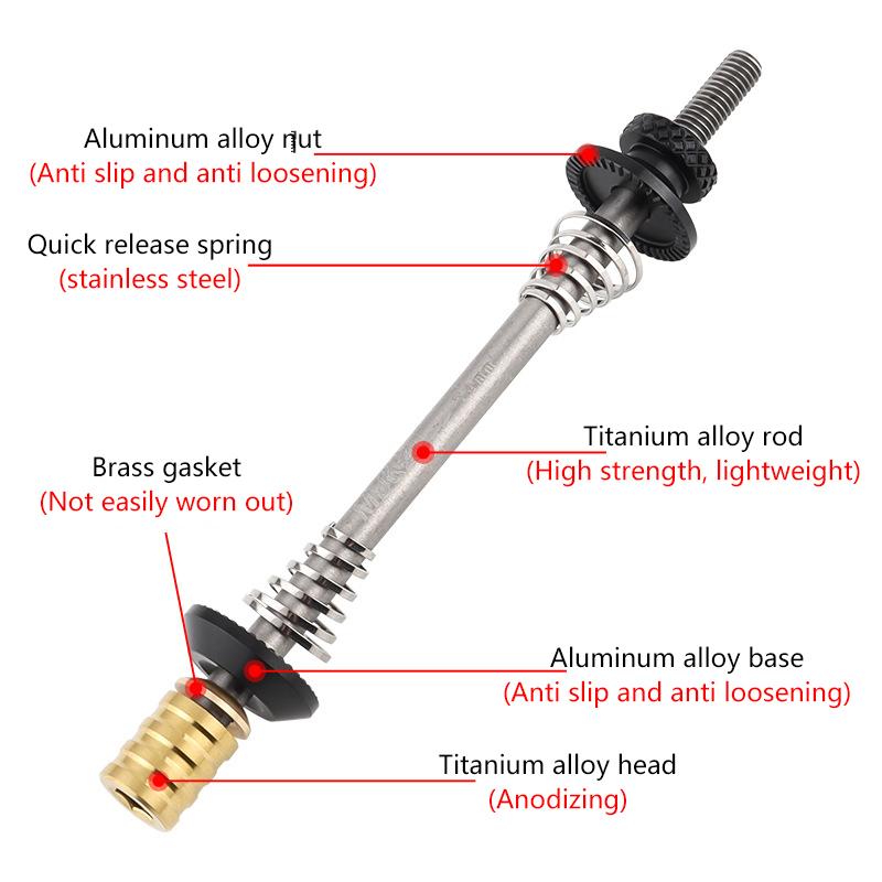 74Mm/85Mm/100Mm Quick Release Skewers Ultralight 130/135Mm Bicycle Quick Release Lever Quick Release Security
