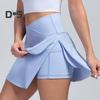 Damen-Tennisrock mit Tasche, hoch taillierter Golf-Skort, Sommer, lässig, sportlich, Laufen, Pickleball, Workout-Rock mit Innenshorts