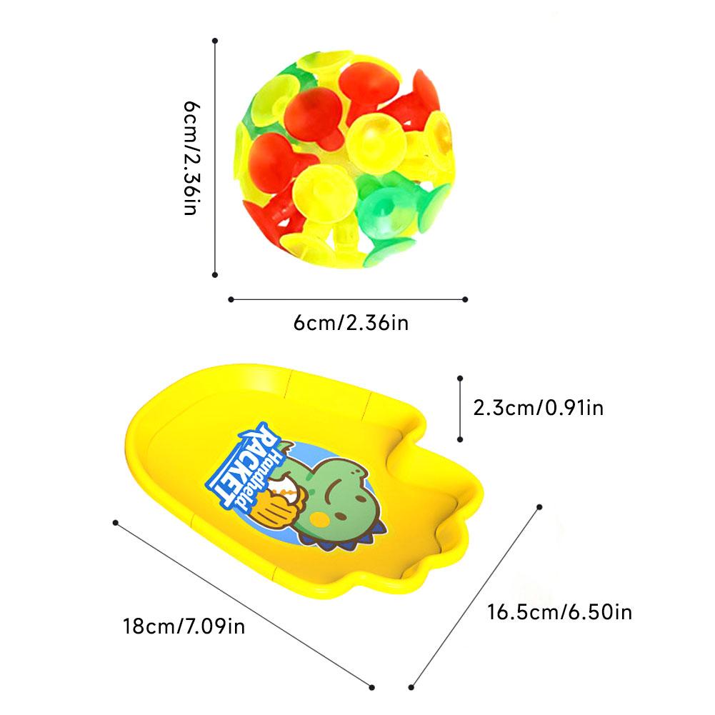 Light Up Sticky Ball Toss and Catch Game Suction Cup Target Balls Parent Child Interaction Outdoor Beach Yard Playground Sports Toys