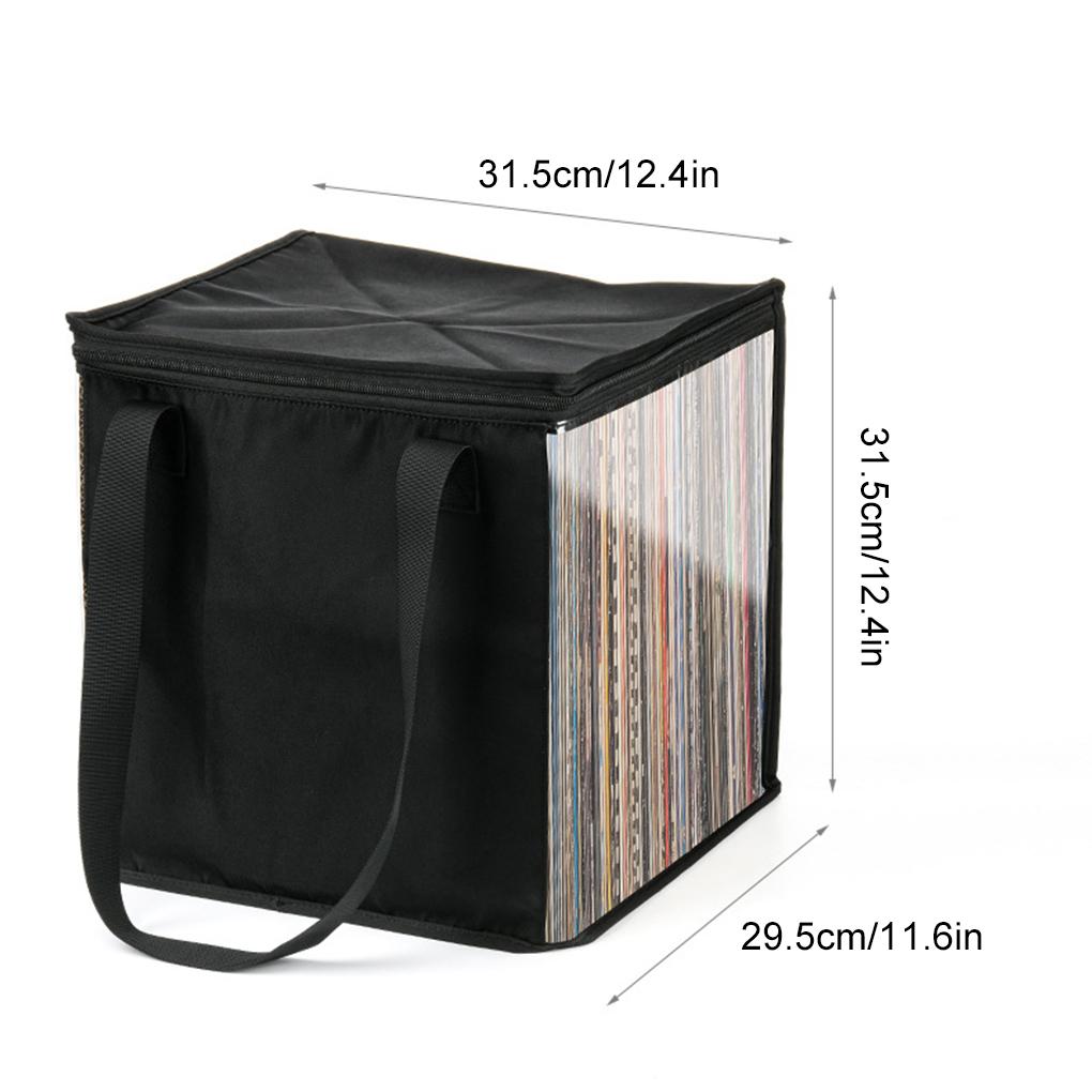 Clear Window Vinyl Storage Case Organize Record Collection With Ease Record Storage Box 12 Vinyl