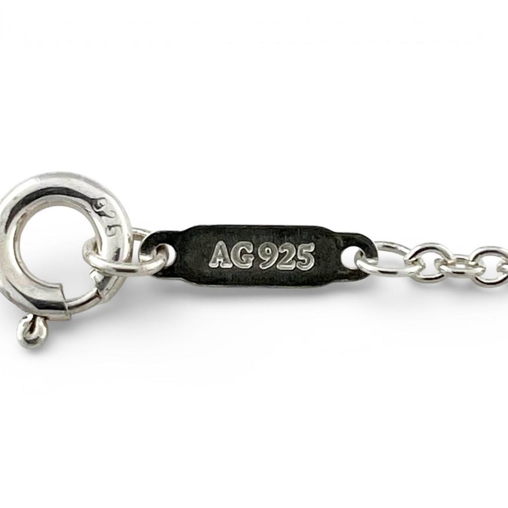 Großartiges TIFFANY&Co. Halskette Combi T&C Münze Silber 925 Damen Gebraucht