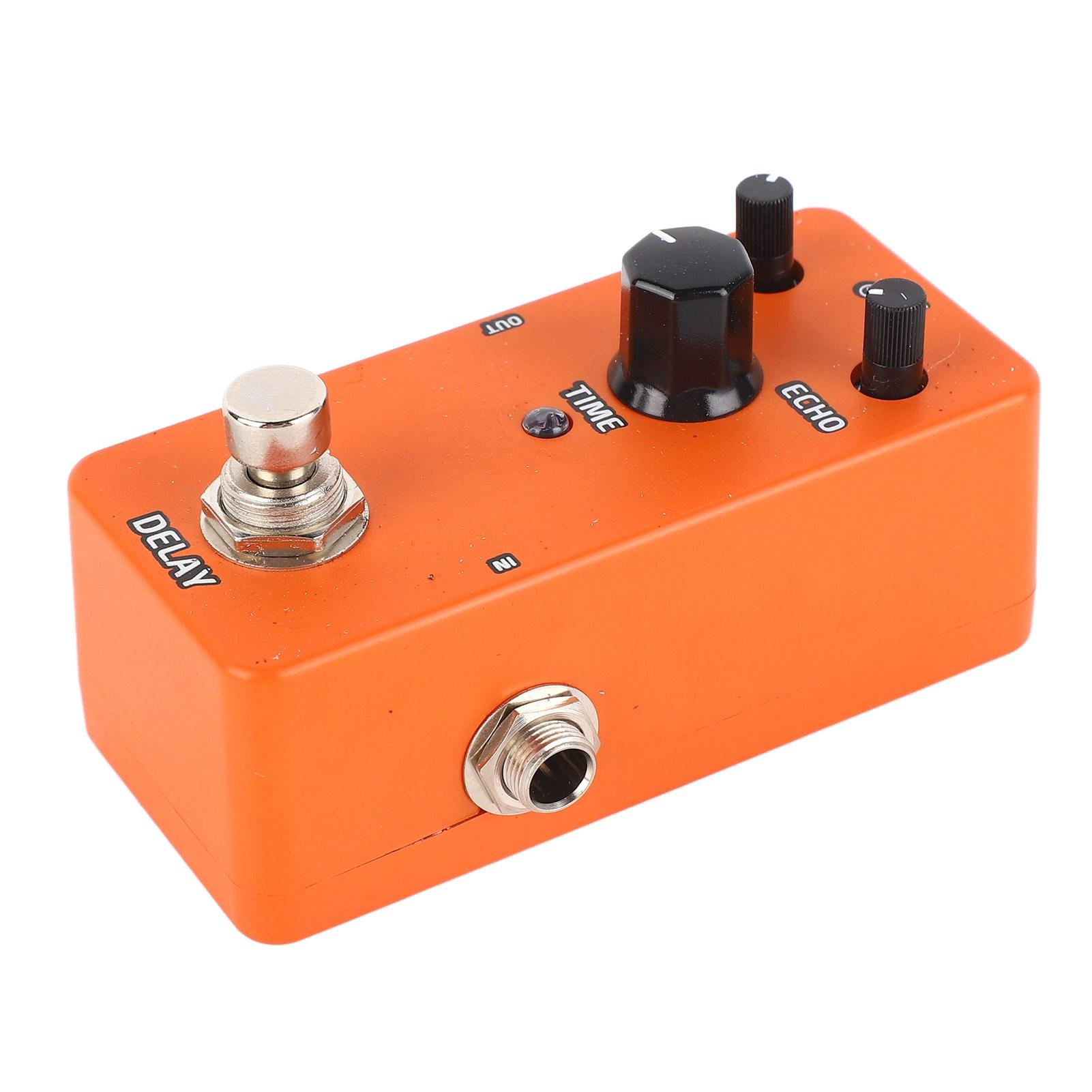 

Педаль эффектов для электрогитары Single Block Mini Modulation Amplifier Simulation Pedal Orange Delay оранжевый