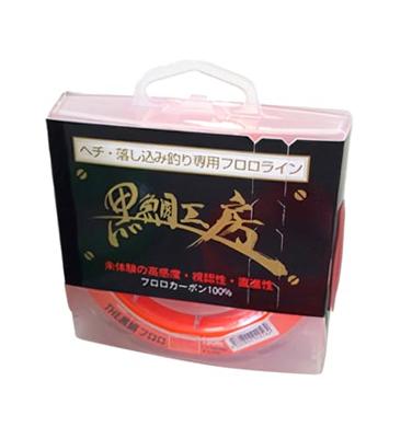Kurodai Kobo Kurodai-shi Hechi Drop-in Fishing Line THE Kurodai Fluorocarbon 2.5 OR (Orange) Hechi Drop-in Fishing Line