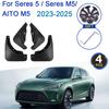 Für Seres M5 2025 Zubehör 5 AITO M5 -2025 Kotflügel Auto Schmutzfänger Schlamm Spritzschutz Vorne Hinten Schmutzfänger Verbreiterungen Autos Werkzeuge