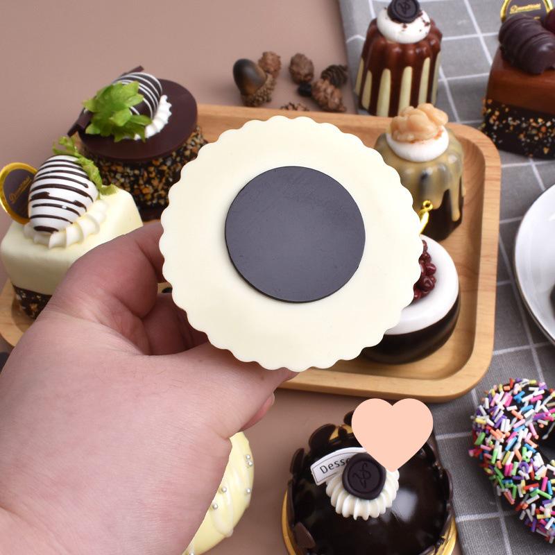 Fake Fruit Cake Toy: Squeeze Toy & Baking Display Prop for Kids