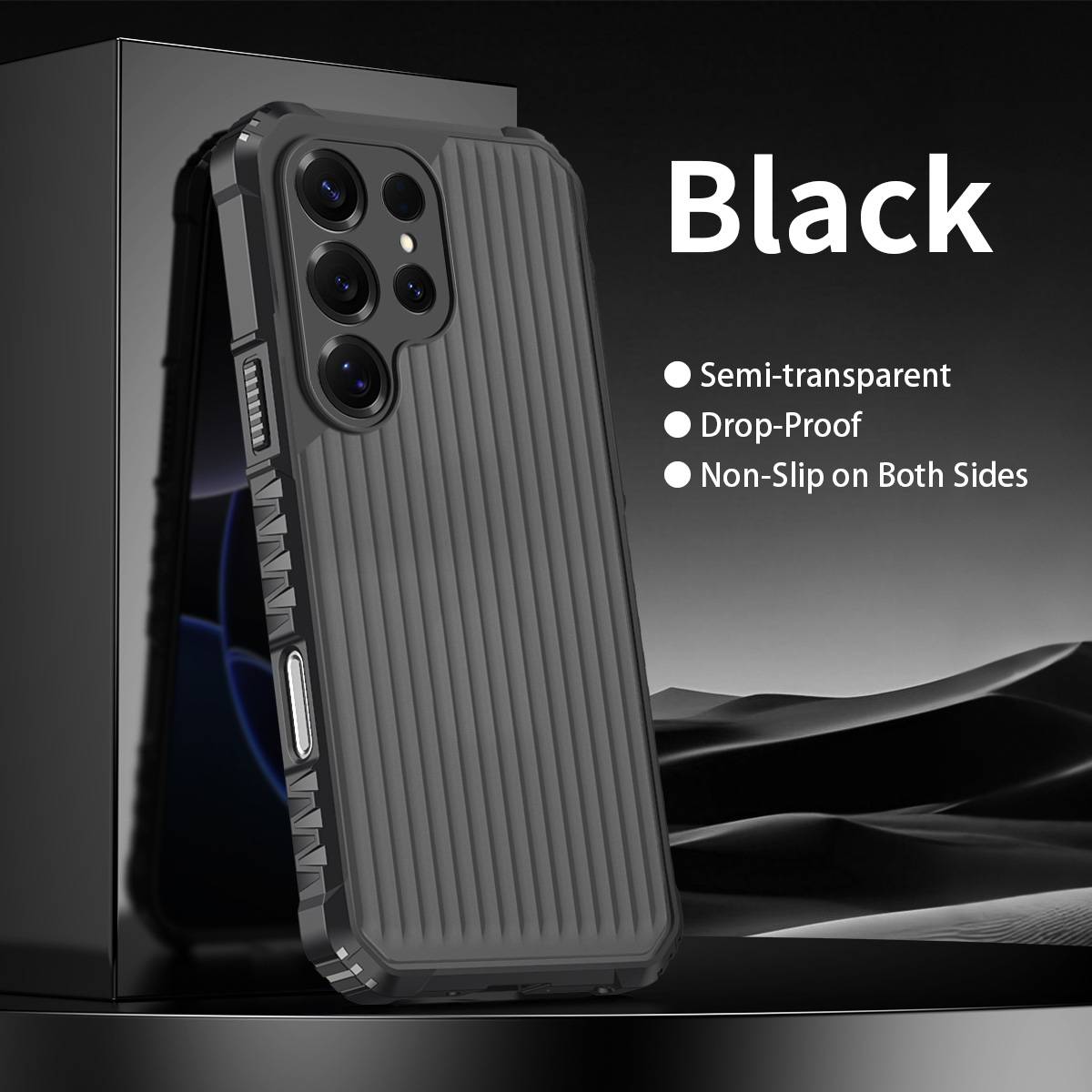 

Armor Shockproof Stripe Case For Samsung Galaxy S26 S25 S24 S23 S22 Ultra Plus FE A57 A37 A17 A07 A56 Hard Back Protective Cover For S23