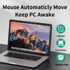 Unnlink Mouse Jiggler Undetectable Metal USB Mouse Mover Shaker Simulator Driver-Free Keep Computer PC Laptop Awake