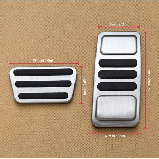 For Ford Mustang 2015-2025 Steel Sport Foot Gas Brake Pedal Pad Cover