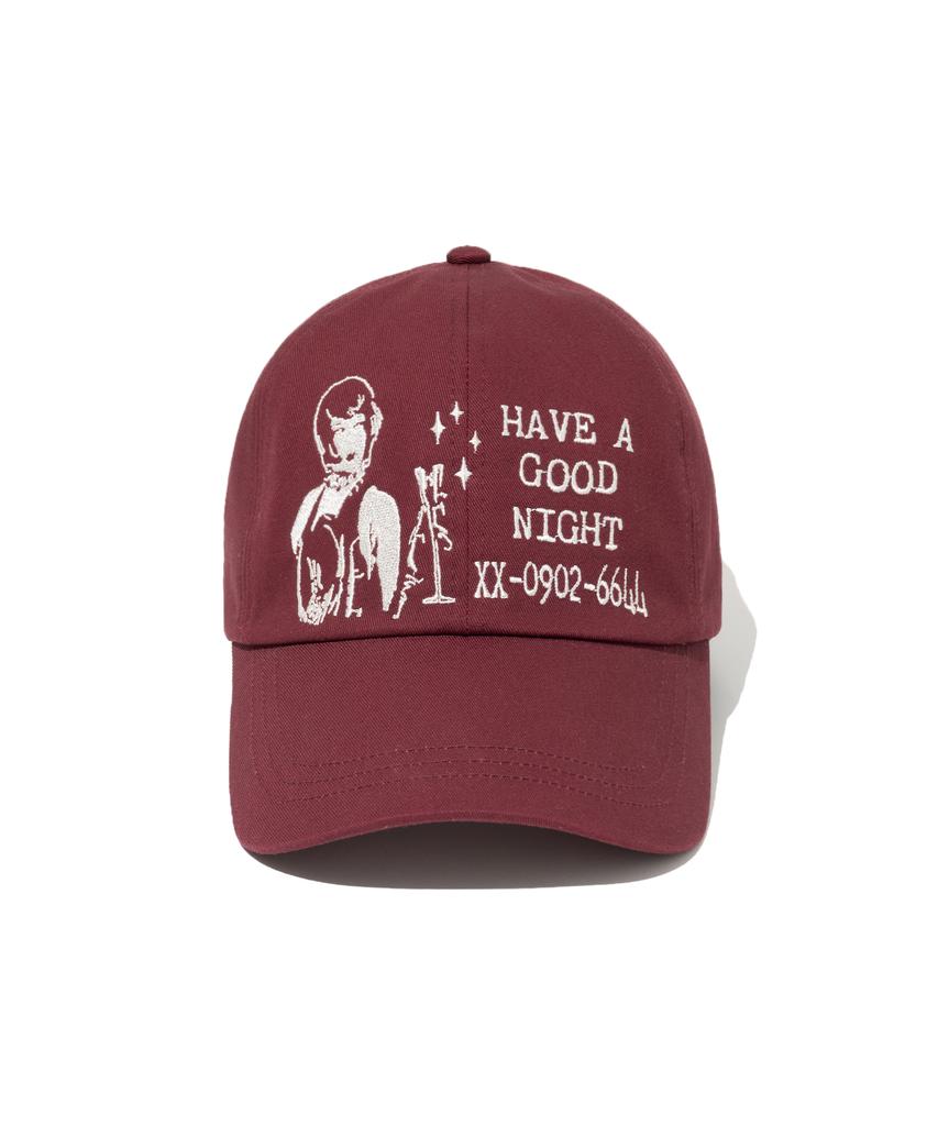 NOT4NERD 6644 Service Ball Cap - Wine