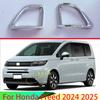 For Honda Freed 2024 2025 Car Accessories ABS Chrome Decoration Of The Air Vent Frame On The Front Bumper Trim