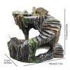 Non-Toxic Turtle Basking Platform Resin Reptile Hiding Cave Artificial Rock Cave  Reptile Habitats